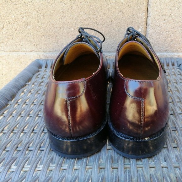 Cole Haan Lexington Men's Burgundy Cap Toe Derby Dress Shoes‎ Size 10.5 - Picture 7 of 10